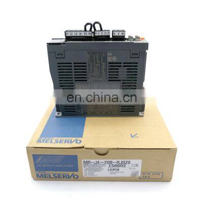 Original ac servo drives 12v servo motor and driver MR-J4-20B-RJ020 amplifier melservo ac MRj4 200W servo drive amplifier