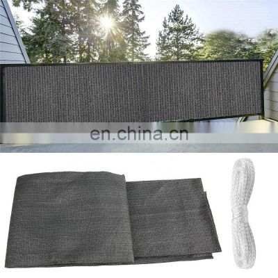 Hot Sell High Quality Shade Rate 85% Balcony Sun Shades Net Plastic Cover Balcony Screen Net