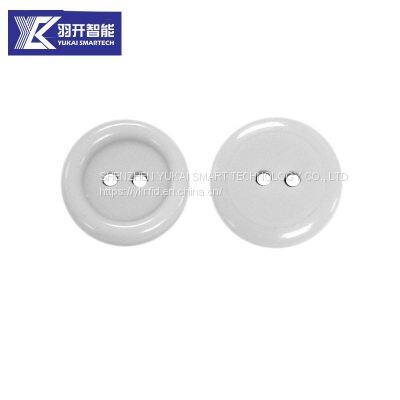 Smart Tag UHF RFID 900MHz Epc YUKAI GEN2 Mini Small Round UHF RFID Laundry Tag Button Wearable Label Sewing In Clothing photo-2