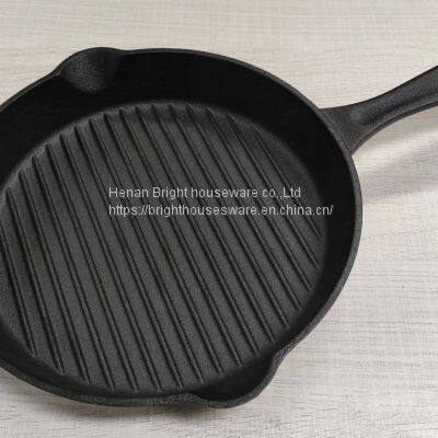 Popular Camp Bbq Grill Pan Cast Iron Non Stick Grill Pan With Long Handle photo-4