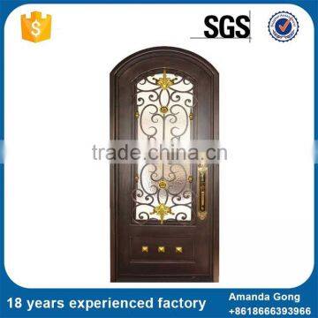 New Product Alibaba Dual Iron Fancy Entry Doors