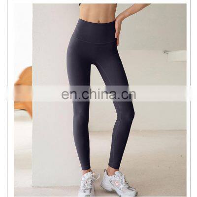 Lulu Naked Yoga Pants High Waist and Buttock Summer Tights Campaign Run for the Peach Hip Fitness Pants of Female photo-4