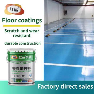 Indoor and outdoor universal floor paint, compressive and wear-resistant floor paint, water-based epoxy floor topcoat