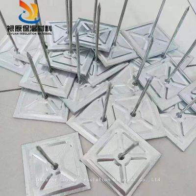 Customizable Self-Adhesive Aluminum Insulation Pin/Nail with Locking Plate/Cap