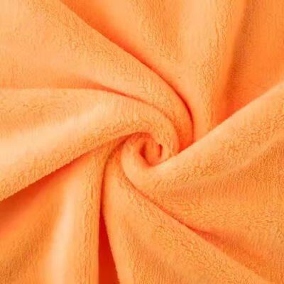 Wholesale 85% Polyester Velvet Plush Coral Fleece Fabric For Garment