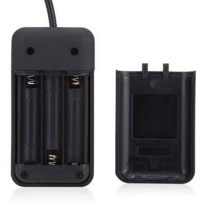 3 Brightness Double Arm Rechargeable AAA Battery Charing Gooseneck Table Lamp Easy Clip-on Reading Perfect for Bookworms & Kids photo-5