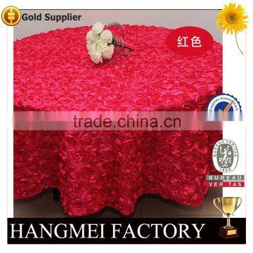 Wedding Decoration Red Rose Table Cloth HM-ZB62