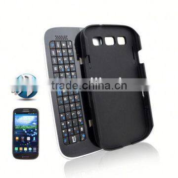 For samsung galaxy S3 i9300 slide-out bluetooth keyboard case