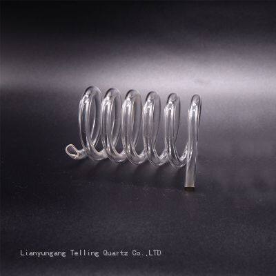 Customized Spiral Quartz Glass Tube Coiled Quartz Tube