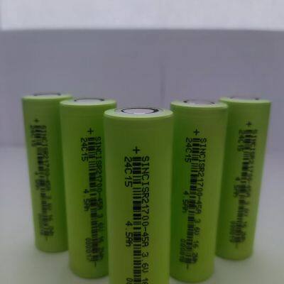 Lithium Ion Battery Cell 21700 3.6V 4500mAh Cylindrical Rechargeable Battery Cell photo-2