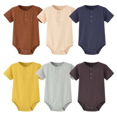 Newborn bodysuit baby clothes short sleeves kids romper  climb crawl suit children's Pajama onesie jumpsuit