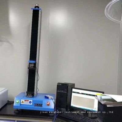 Laboratory Electronic Universal Test Machine with Extensometer 10kn Manual Fabric Universal Tensile Testing Machine