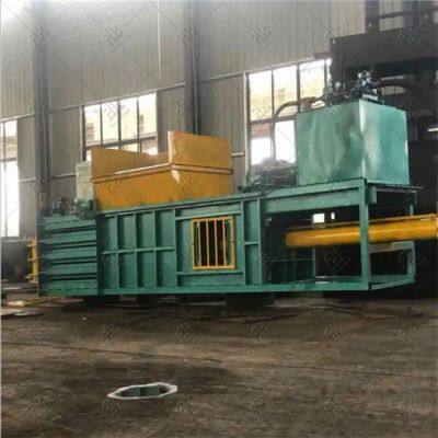 Automatic rope threader baler paper waste baler