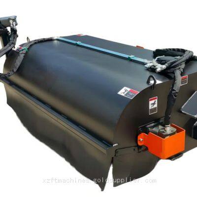 Skid Steer Sweeper With Side Brush for Road Cleaning - Efficient Attachment for Municipal Sanitation & Construction Sites