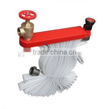 Fire hose full set with angle valve coupling nozzle nipple hose rack,fire fighting equipment