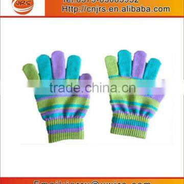 Full Finger Fashion Acrylic Knitted Gloves,wholesale Winter Magic Glove