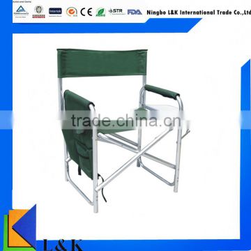 folding chair with side table/director chair with side table