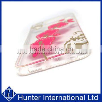 Pink Flower Soft TPU Case For Samusng S6Edge photo-2