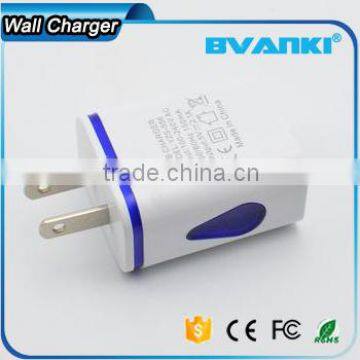 Factory Price Top Quality Portable 5V/2.1A LED Light Dual USB Charger Travel USB Wall Charger for Iphone/samsung Free Sample photo-6
