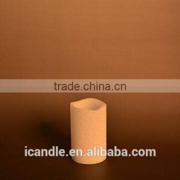 Sliver Glitter 3AAA Battery Romantic Home Decoration Flameless LED Candle photo-2