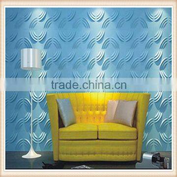 Simple design decoration PVC 3D effect wall 3D decorative panel