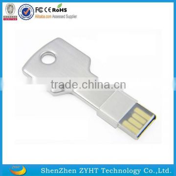 High Quality USB Pen drive 4gb Metal Key Shaped USB 2.0