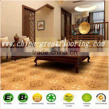 srcratch resistant surface AC 3 walnut parquet laminate floor