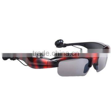 2016 New Design Sunglasses Wireless Super Fashion Camouflage Color Bluetooth Headset for Outdoor Sports