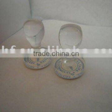 crystal handle stamp