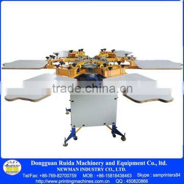 Manufacturer Good Price 6 Color 6 Station T-shirt Screen Printing Machine photo-3