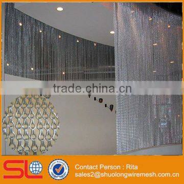 Metal Chain Link Fly Screen Mesh Door Curtain