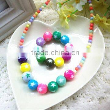 Latest Design Fashion Colorful Beaded Jewelry Sets For Kids