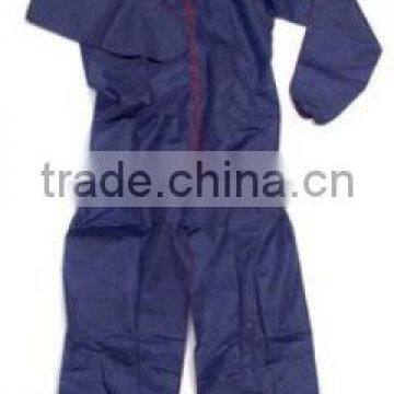 Disposable Non-woven Medical Coverall with Hood and Elastic Cuff