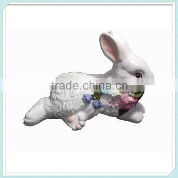 Ceramic decoration easter bunny