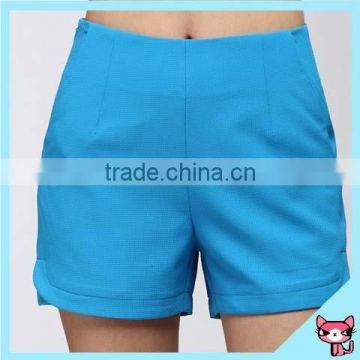 Produce high quality blue women booty shorts