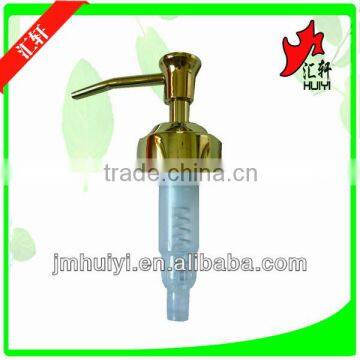 28/400 gold metal lotion pump sprayer