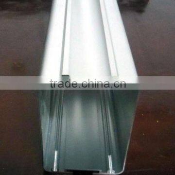 Silver anodize matt aluminium profile for windows and doors