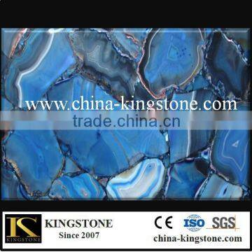 Hotsale marble wall tile blue agate (Good Price CE)