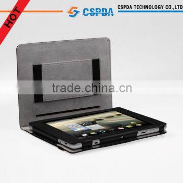 For Acer Iconia A1-810 8'' Tablet Book Style Leather Case With Hand Strap