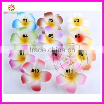 Hair Frangipani Plumeria flower. foam flower with hair clip