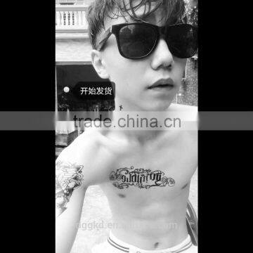 Body Art Sexy Product Customized Metal 3D Glow In The Dark Flash Temporary Tattoo Designs Tatoo Supplies