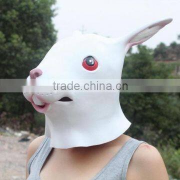 Rabbit Masks,Latex Rabbit Head Masks for Halloween Party Masquerade Cosplay photo-3