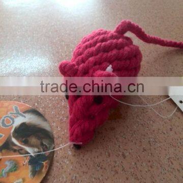 Cotton Knot Rope Dog Chew Toy ,Dog Puppy Pet Cotton Rope Chew Toy photo-3