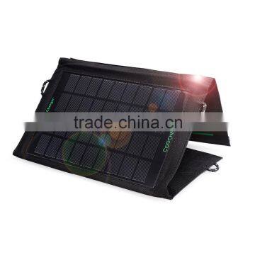 CooCheer 7W Solar Charger With USB Port (Foldable, Portable, High Technology) AM000077
