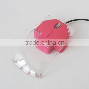 All Transparent 3D Wired Multicolor Light Mouse Wired Antistatic Small Computer ESD Mouse in USB Type photo-3