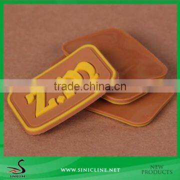 Sinicline 3D Brand Garment Rubber Patch Label