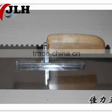 Civil construction tools / bricklaying trowel with wooden handleteeth blade                        
                                                Quality Choice