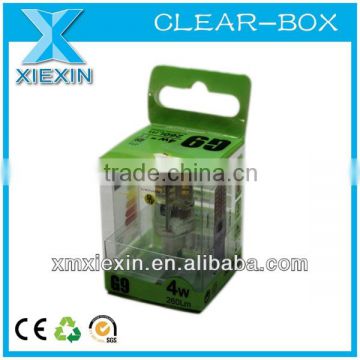 small folding box clear pvc light bulb box