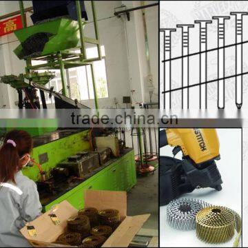 Stainless Steel, Pallet Wire Weld Screw Coil Nail, With Yellow Paining photo-5