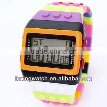 2015 wholesales olor led watches plastics back